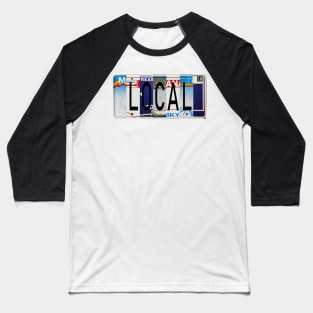 Montana Local, License Plates Baseball T-Shirt